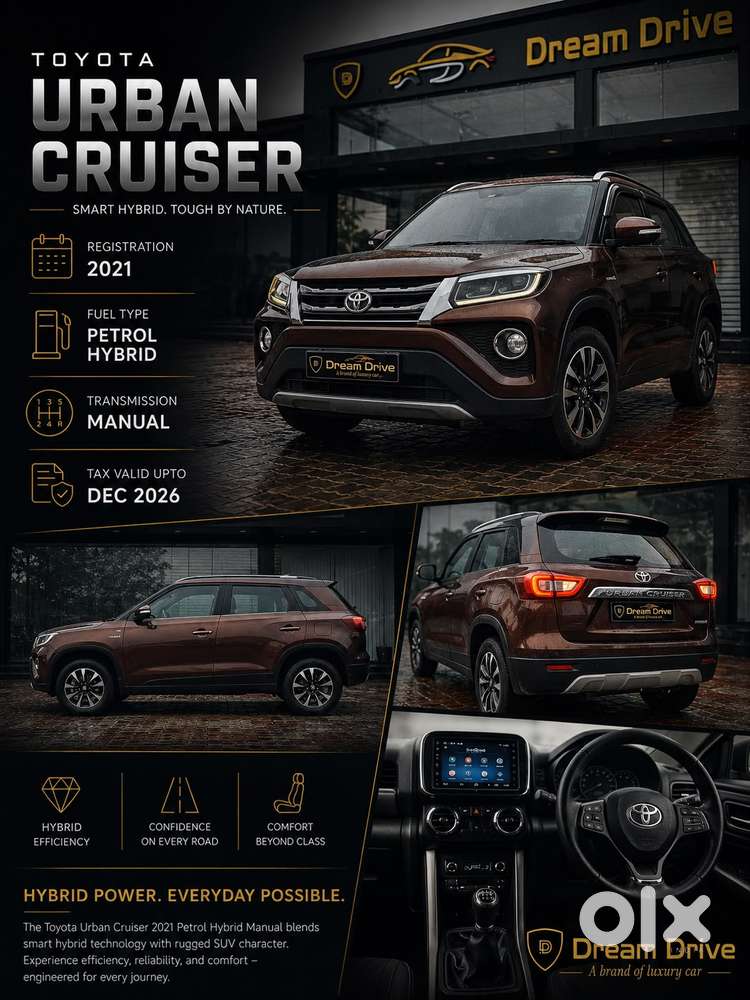 Toyota Urban Cruiser 1.5 Premium Grade At, 2021, Petrol