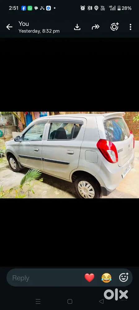 Maruti Suzuki Alto 800 Lxi Very Good Condition 4 Tyers New And New Bat