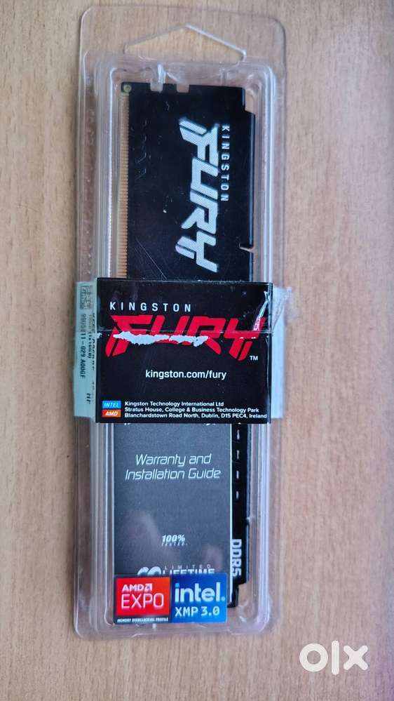 Kingston Fury Beast 16GB 5600MT/s DDR5 CL36 DIMM Desktop Memory Single