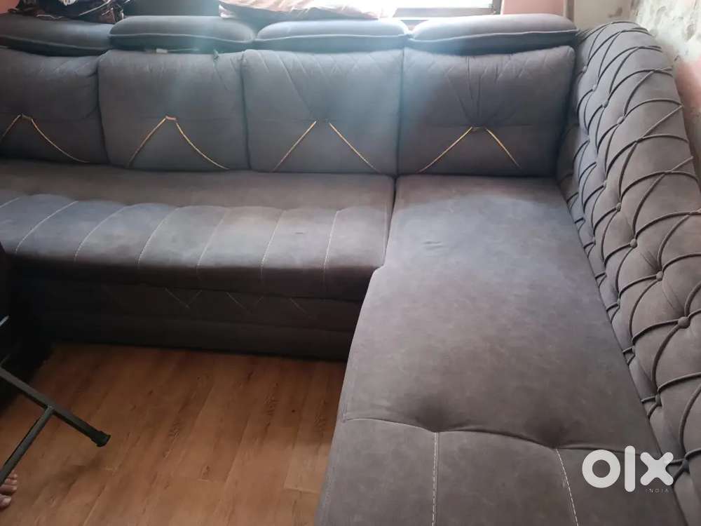 L Shaped sofa cum bed