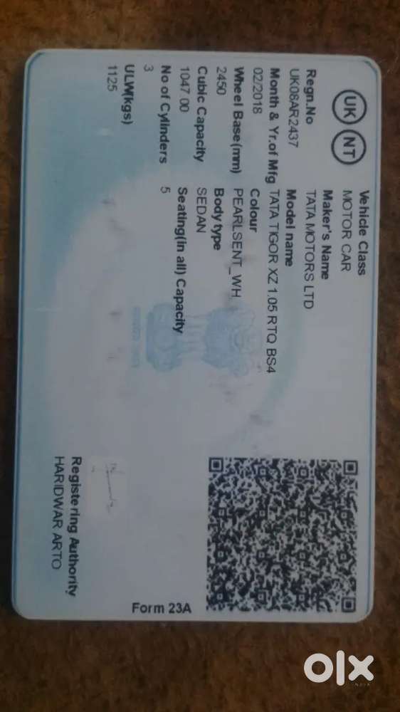 Tata Tigor 2018 Manual Diesel