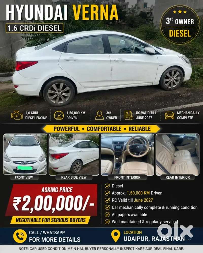 Hyundai Verna 1.6 Crdi 2011