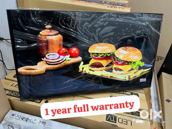 43inch freamlesss soundbar led tv Google play  1 year warranty