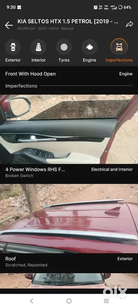 Kia Seltos 2020 Petrol 69085 Km Driven