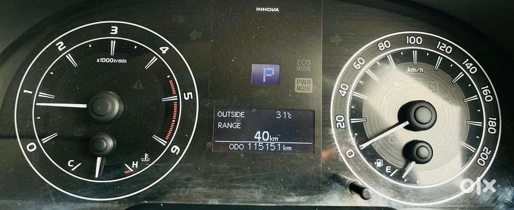 Toyota Innova Crysta [ ] 2.4 Gx At 7 Str, 2017, Diesel