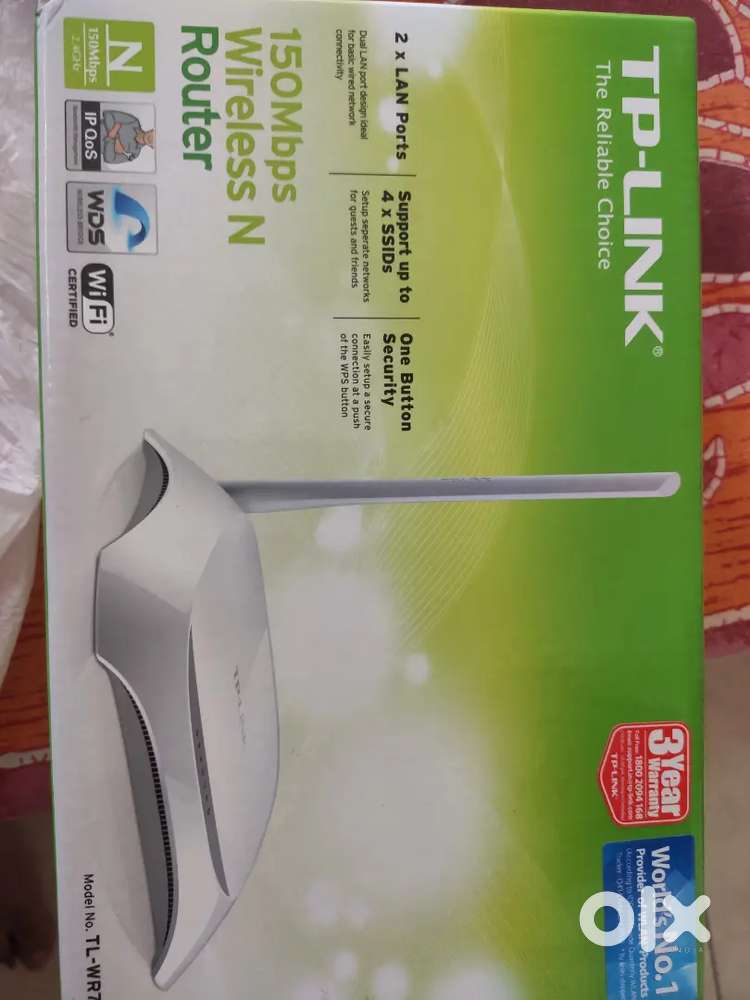 TP link 150 MBPS WIRELESS N ROUTER AND D LINK WIRELESS N 300 ROUTER