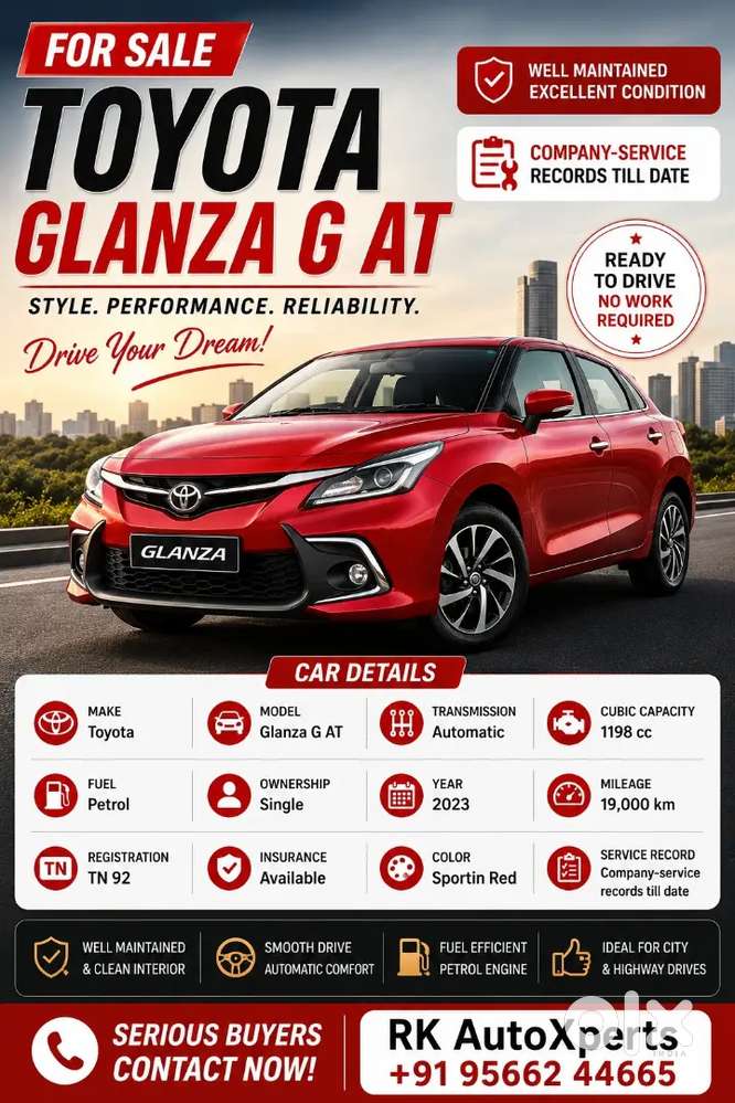Toyota Glanza 1.2 G Amt