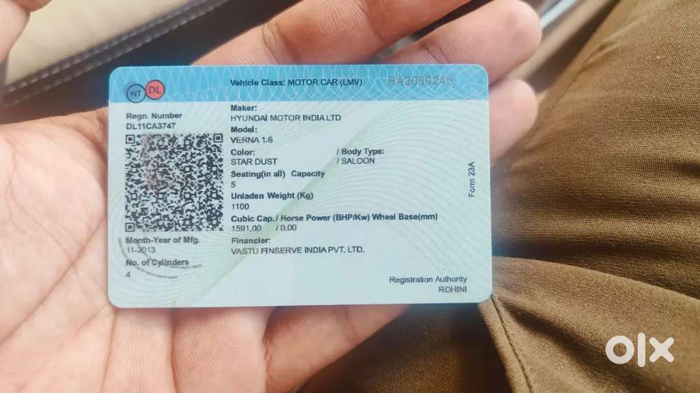 Hyundai Verna 2013 Cng & Hybrids Good Condition