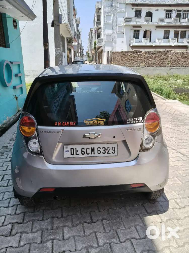 Chevrolet Beat Silver Color Cng