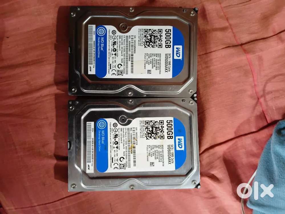 WD Blue 500GB Desktop Hard Disk Drive (HDD)