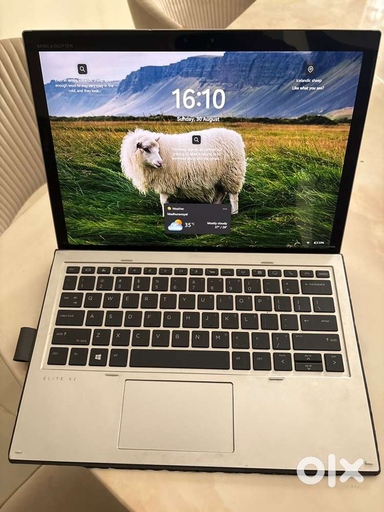 HP ELITEBOOK 2, detachable keyboard,face unlock