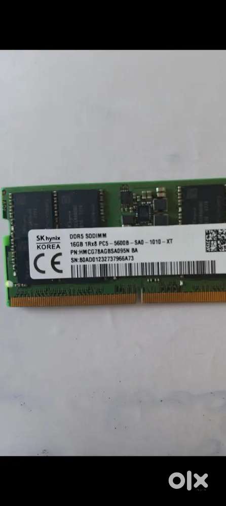 DDR5 SODIMM 16gb ram  SK HYNIX (KOREA)