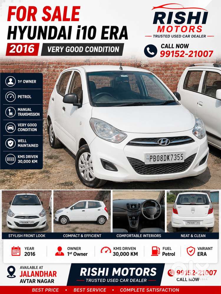 Hyundai I10 Era, 2016, Petrol
