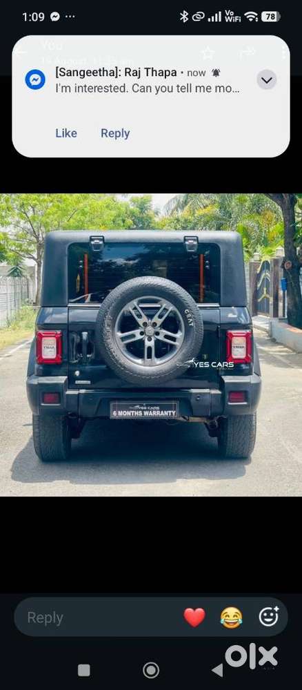 Mahindra Thar Lx 4-str Hard Top At, 2023, Diesel