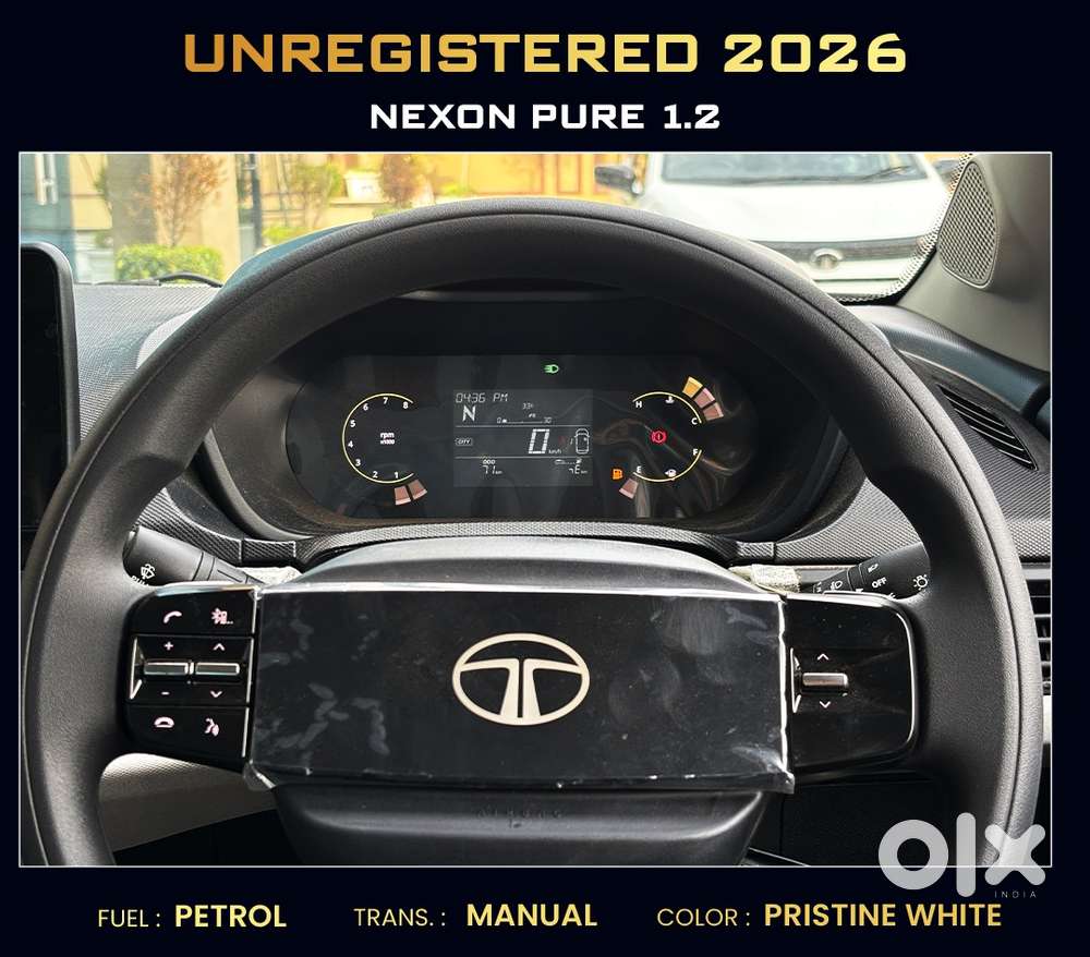 Tata Nexon Pure (s) 1.2 Petrol 6amt, 2026, Petrol