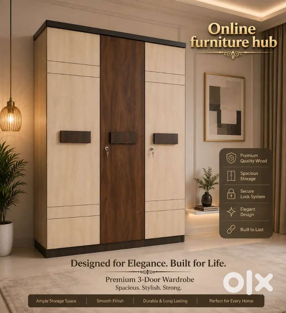 Marvelous 3 door wordrobe collection available