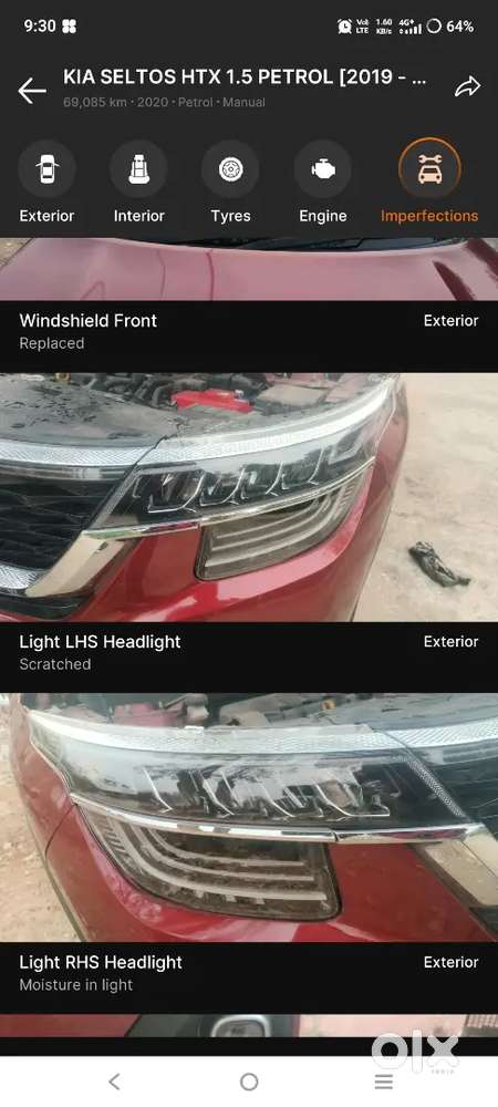 Kia Seltos 2020 Petrol 69085 Km Driven