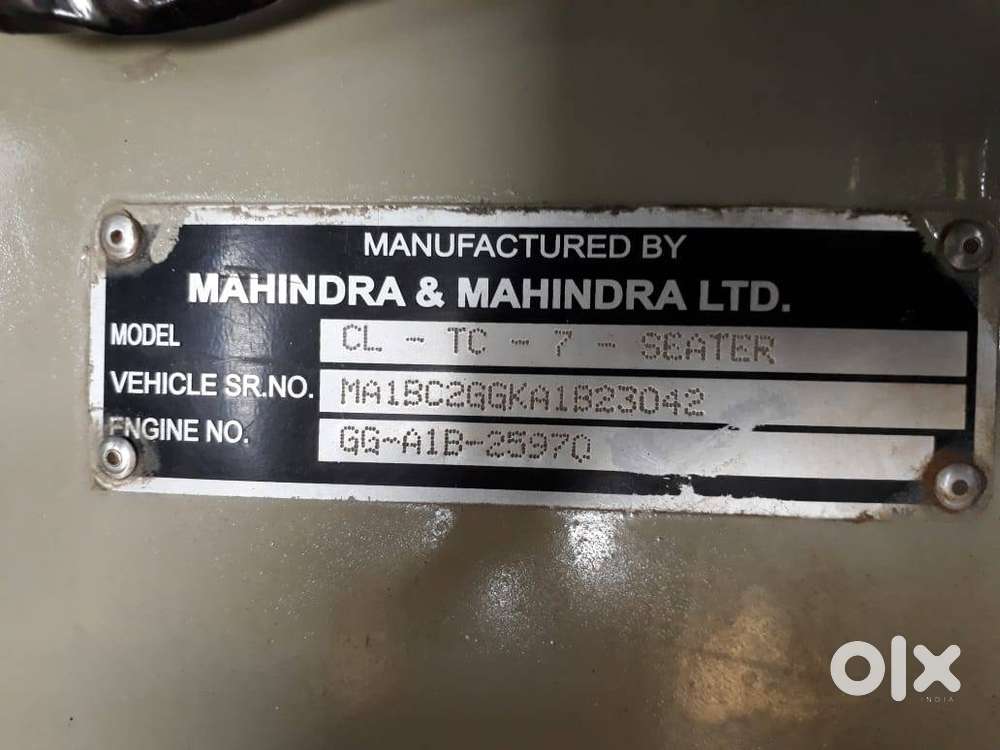 Mahindra Jeep Cl 2010