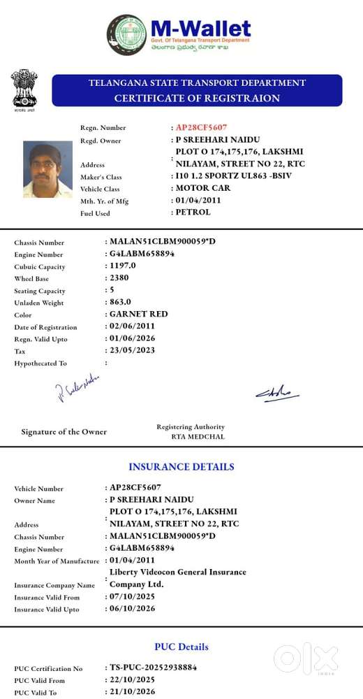 Hyundai I10 1.2 Kappa Sportz, 2011, Petrol