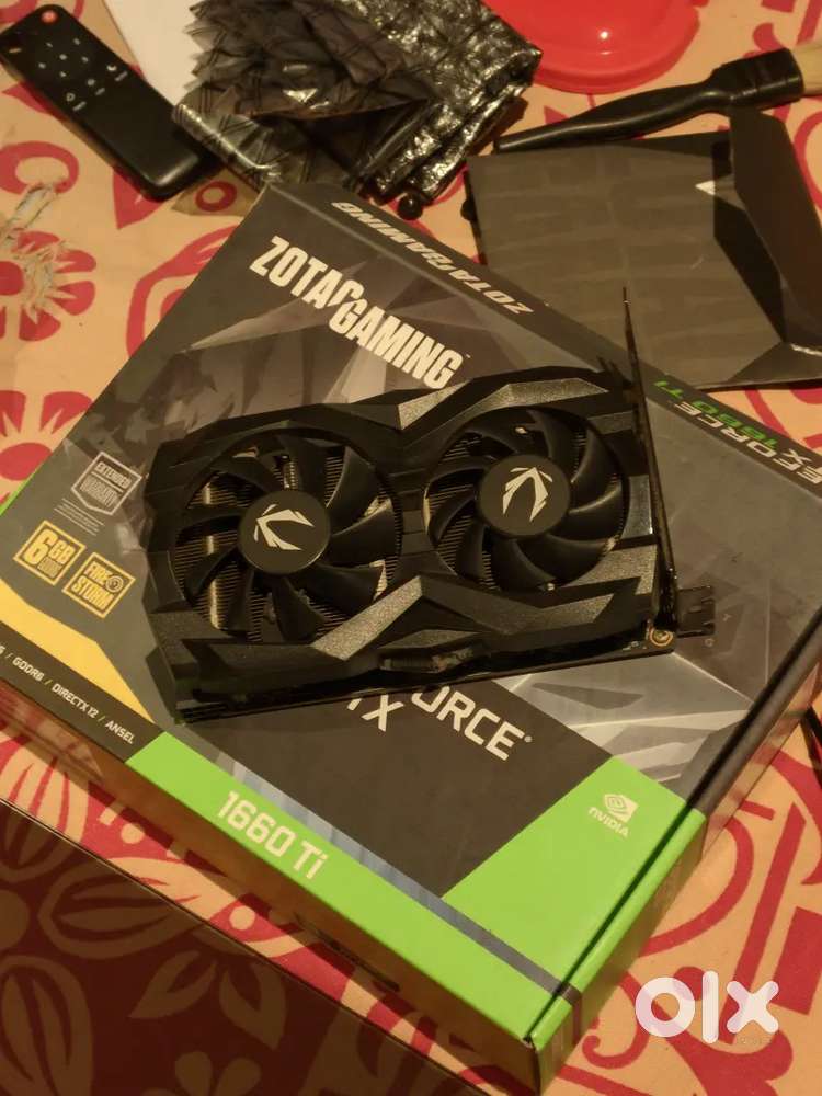 GTX 1660 ti, 6GB Vram for Gaming & Video editing.