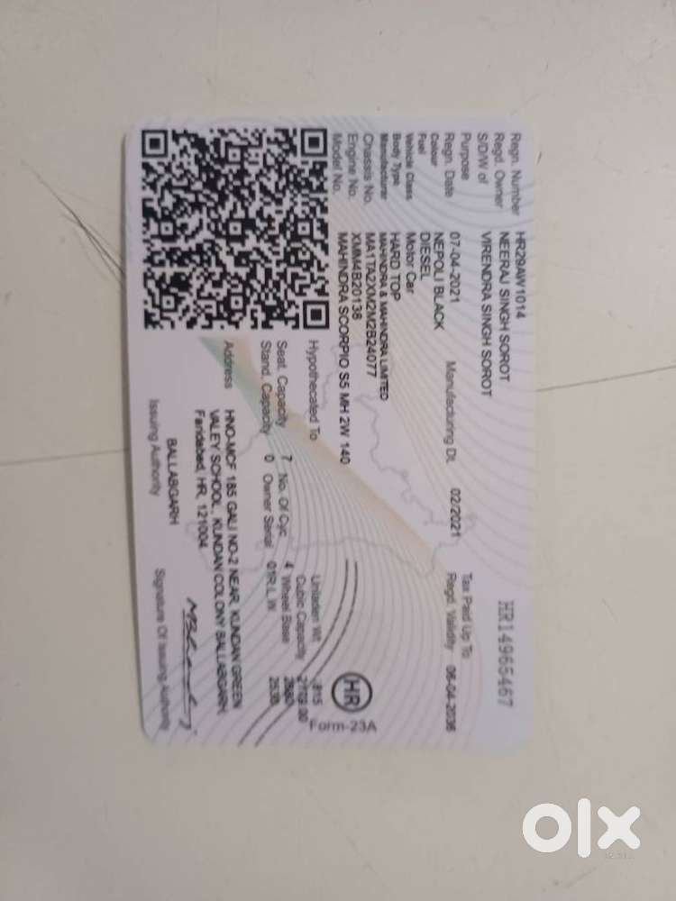 Mahindra Scorpio S Mt 7str, 2021, Diesel