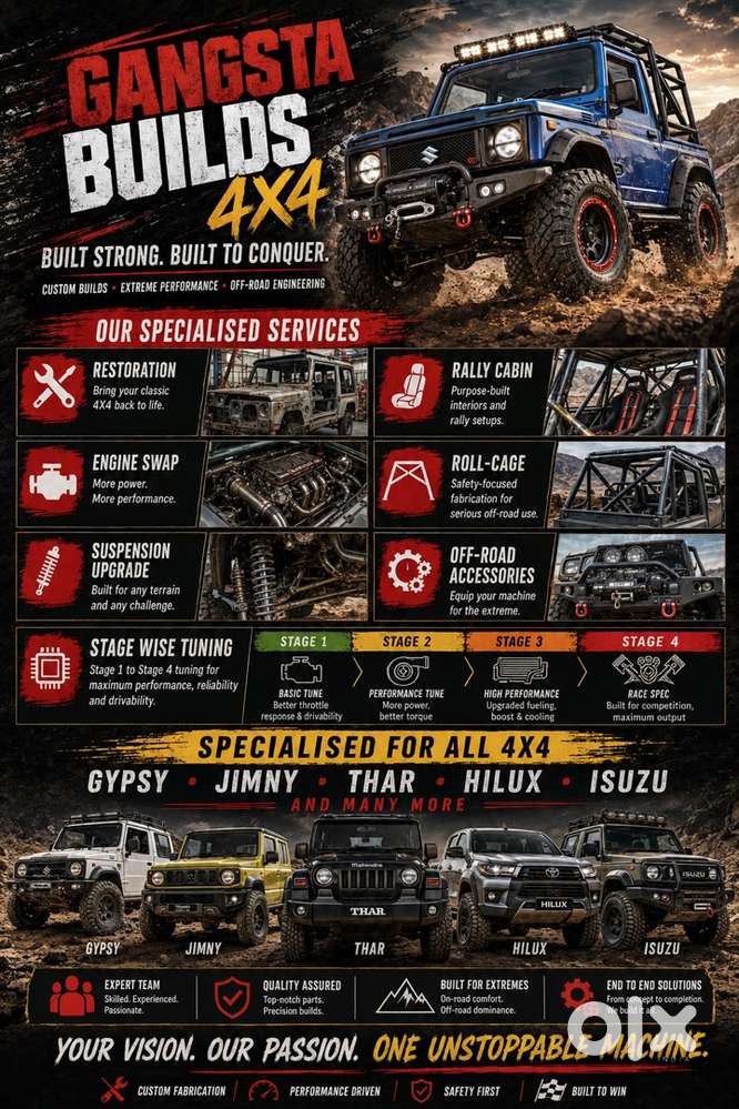 Gangsta Builds 4x4 – Custom 4x4 & Off-road Specialist
