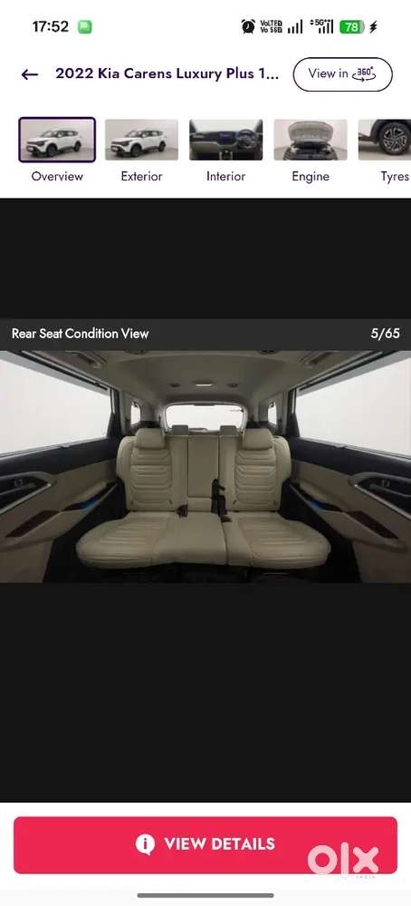 Kia Carens 2022 Petrol 25000 Km Driven