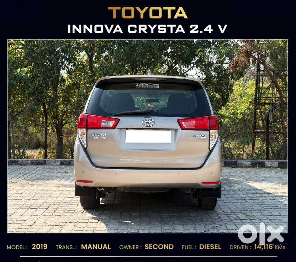 Toyota Innova Crysta 2.4 V 7 Str, 2019, Diesel