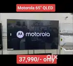 MOTOROLA 65 QLED Google TV display