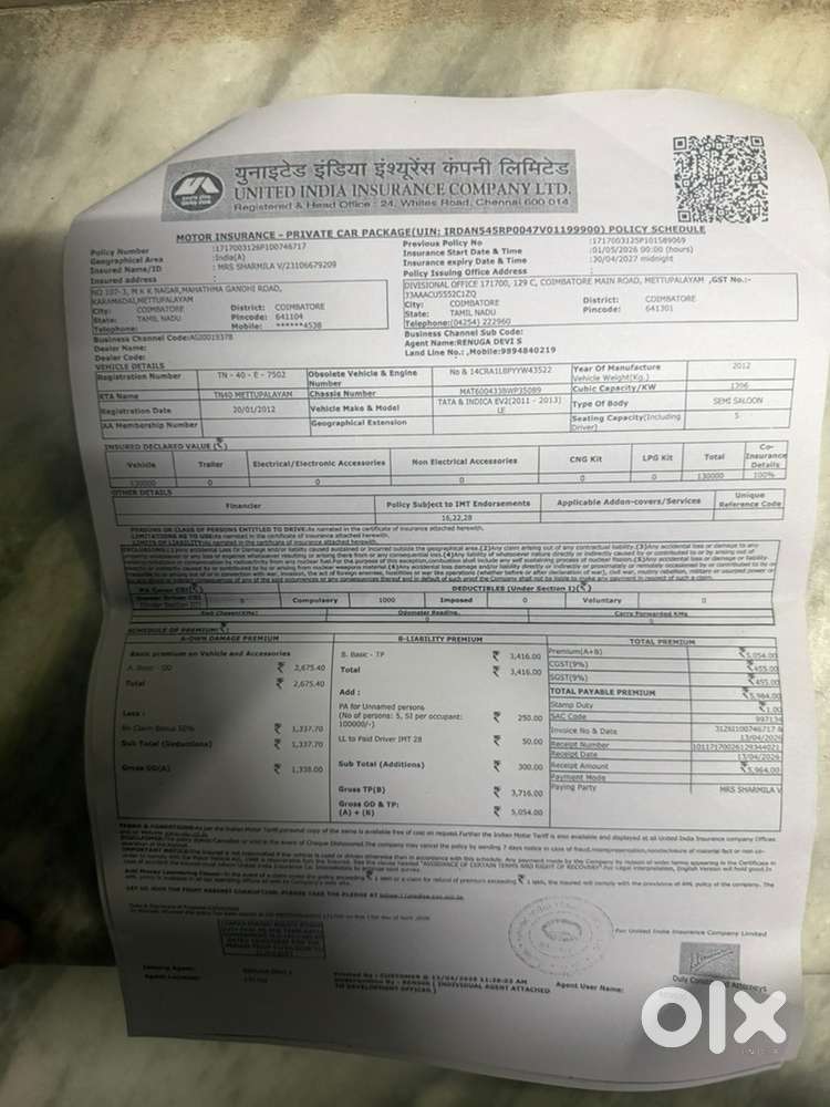 Tata Indica Ev2 Diesel Manual 2012
