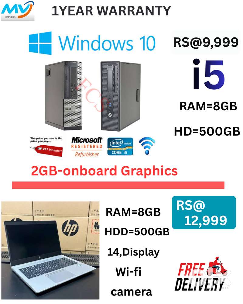 Intel Core i5 Gen HP CPU available at budget pricDell original CPU