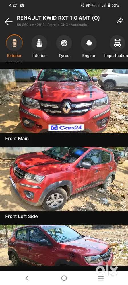 Renault Kwid 2019 Cng & Hybrids 60500 Km Driven