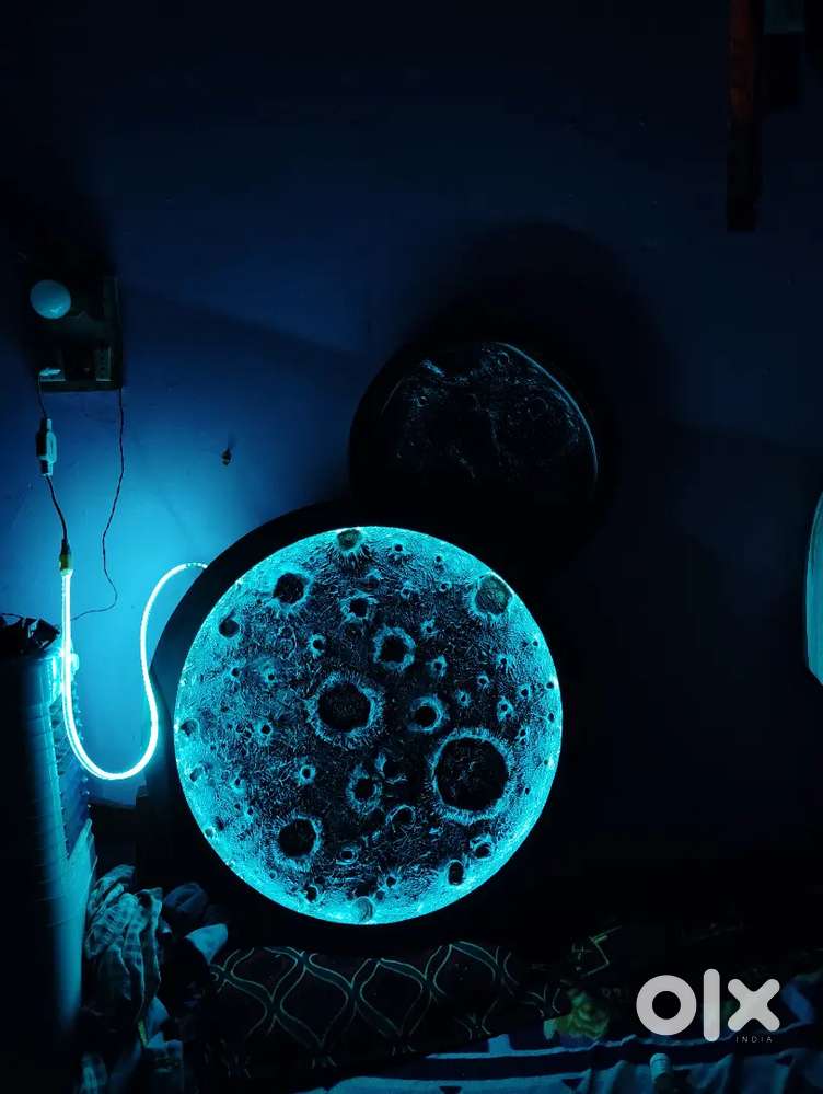 Moonlight..3d moonlight with ply..board..and putty