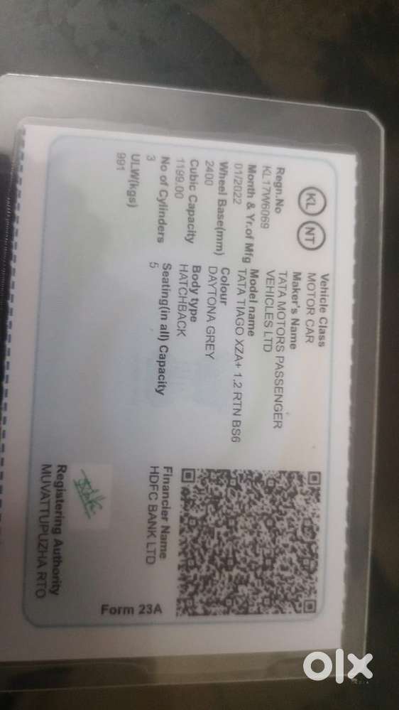 Tata Tiago 1.2 Revotron Xza, 2022, Petrol