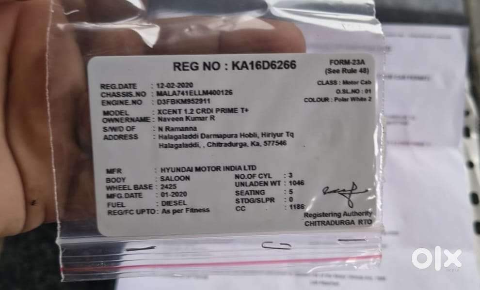 Hyundai Xcent 1.2 Prime T Plus Crdi, 2020, Diesel