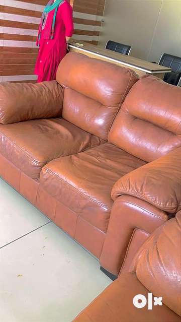 Olx genuine online leather lounge suites