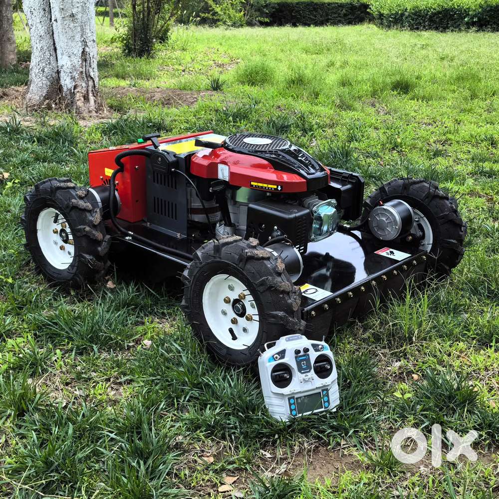 Multifunction Remote Control Wheel Lawn Mower Grass Cutter For Garden