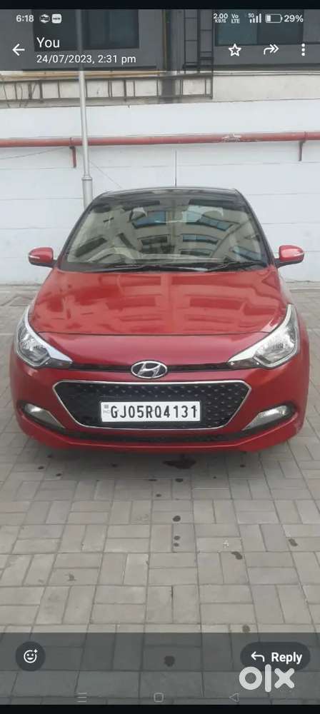 Hyundai I20 2016 (red) Petrol 64000 Km Driven