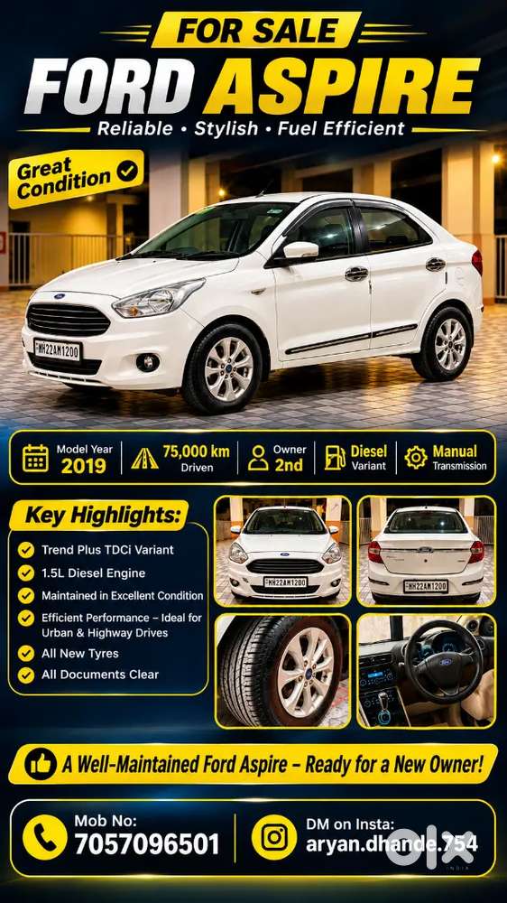 Ford Aspire Plus 2019