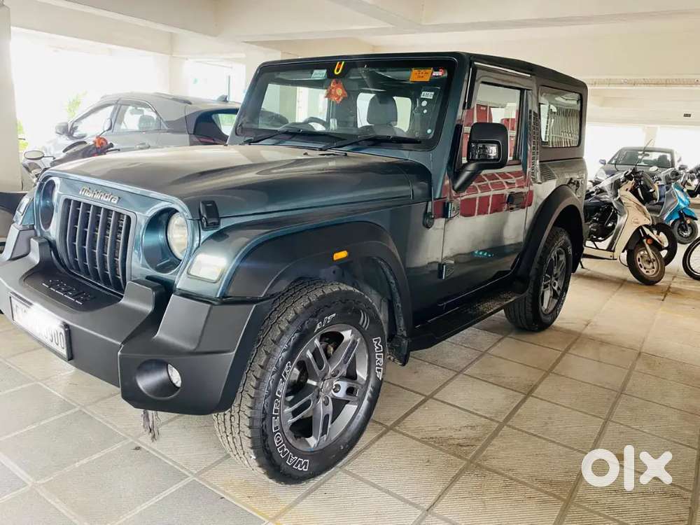 Thar Rwd Diesel In Aquamarine Colour With Unique Rto Number