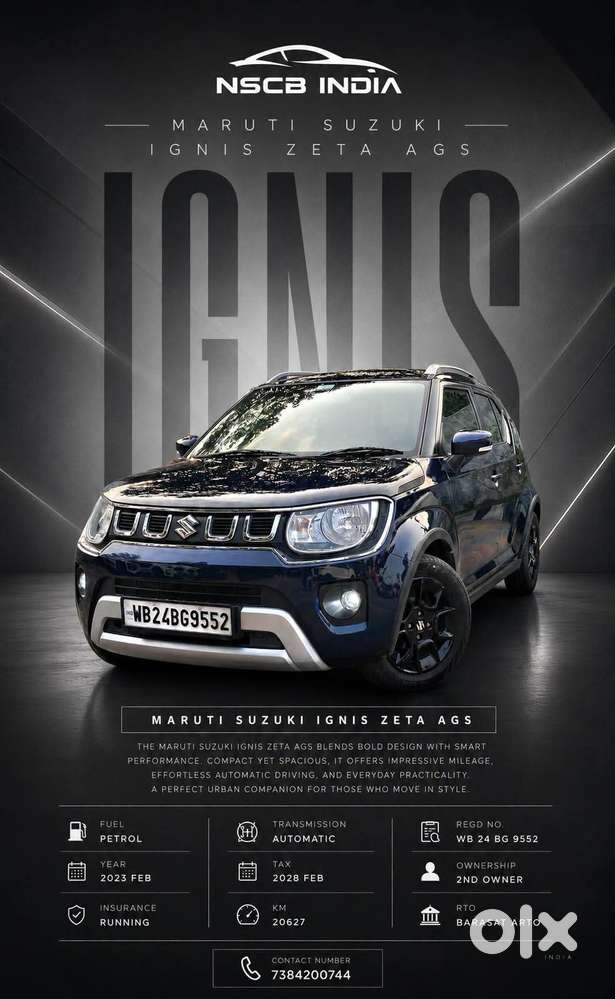 Maruti Suzuki Ignis 1.2 Zeta Amt, 2023, Petrol