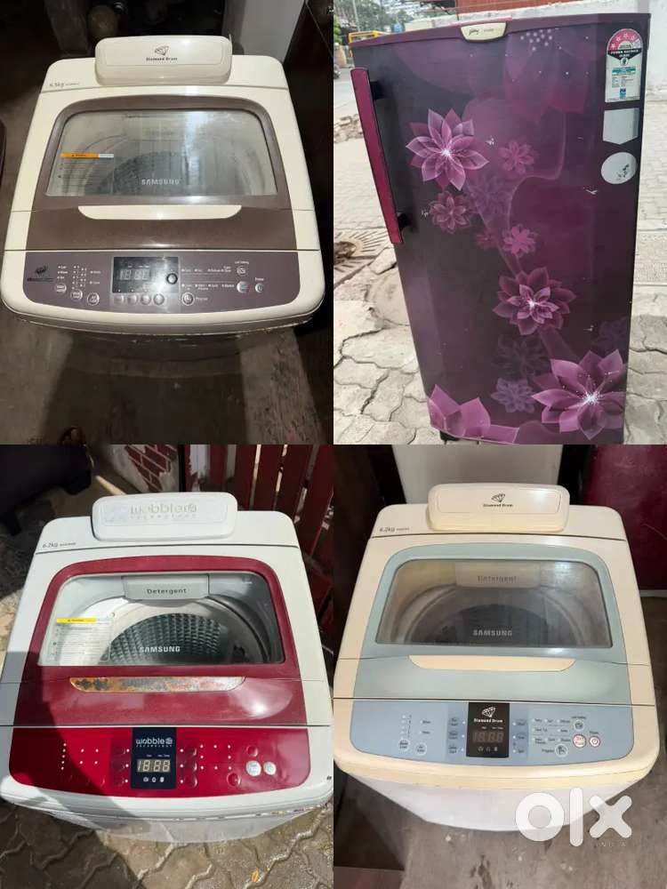 Fridge washing machine rent.