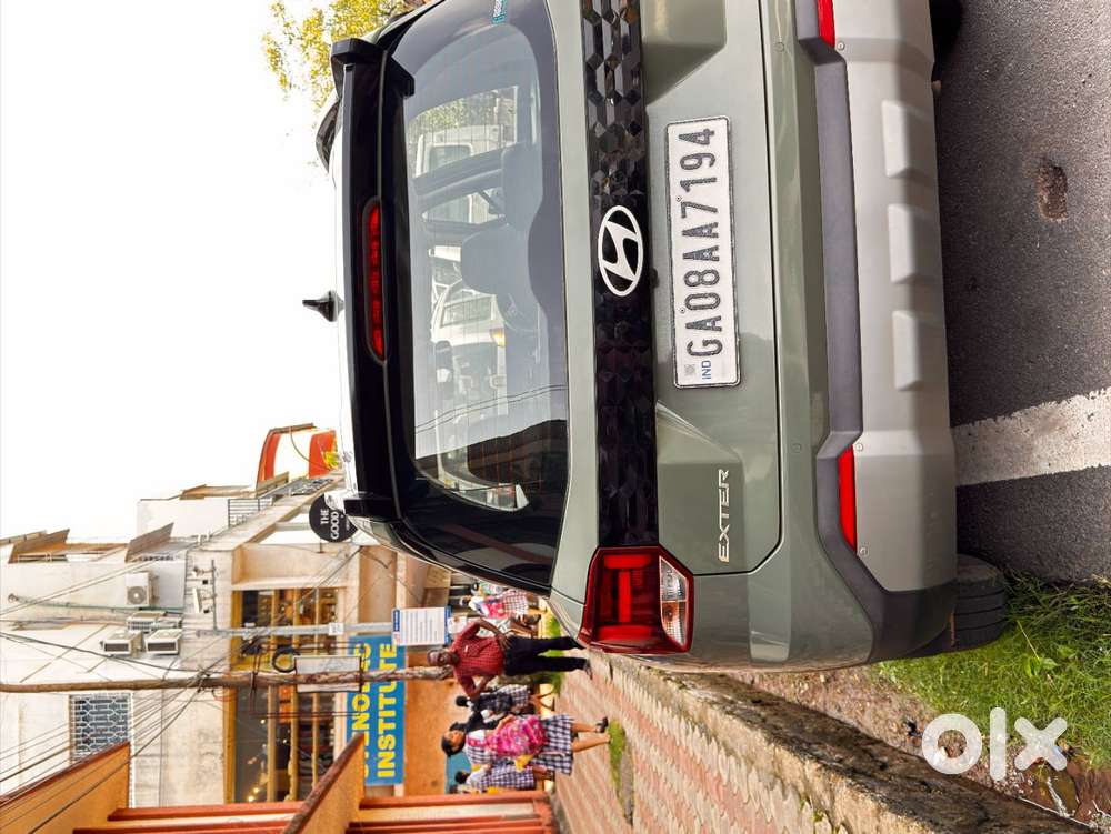 Khaki Colour Hyundai Exter Sx 1.2mt In Well Maintained, Good Condition