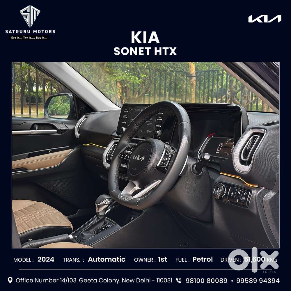 Kia Sonet 1.0 Htx Dct Anniversary Edition, 2024, Petrol
