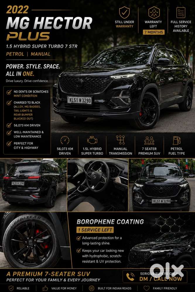 Mg Hector Plus 2022 Car