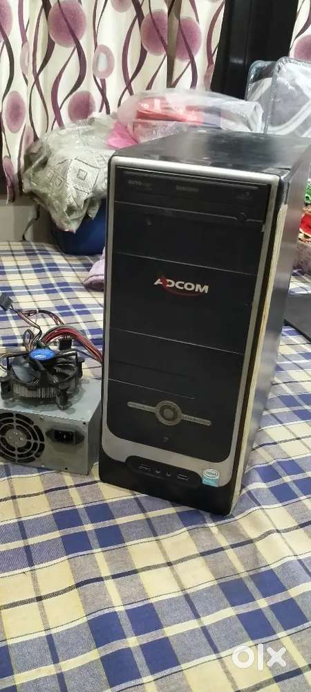 Adcom cabinet+ smps + big fan+ core 2 duo processor working condition ...