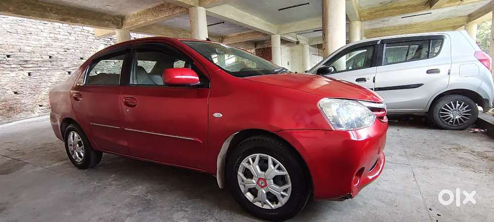 Toyota Etios (red) - Hp 03 Registered - Well Maintained Car For Sale