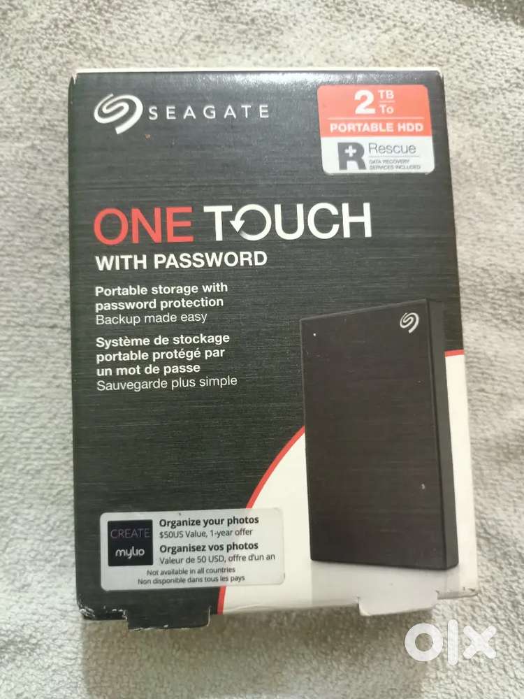 1 DAY USED 2TB SEAGATE EXTERNAL HARD DISK NEW CONDITION