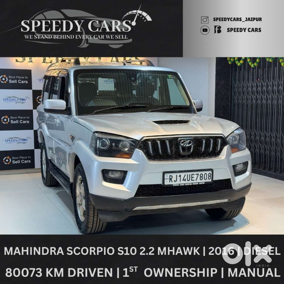 Mahindra Scorpio S10 7 Seater, 2016, Diesel