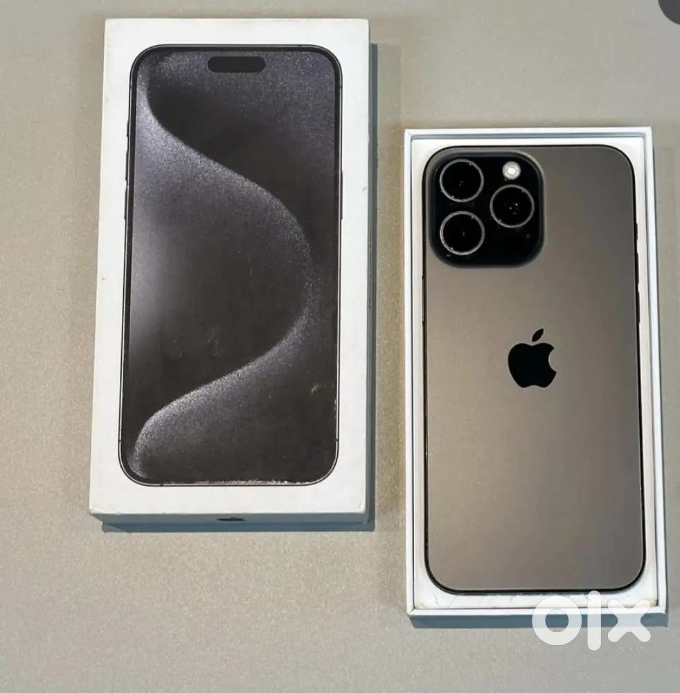 IPhone 15pro black colour 512gb box & bill also call me now...